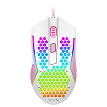 Mouse Gamer Redragon Reaping Elite RGB, 32000 DPI, 6 Botões, Branco e Rosa - M987WP-P Mouse Gamer Redragon Reaping Elite RGB, 32000 DPI, 6 Botões, Branco e Rosa - M987WP-P