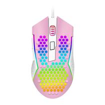 Mouse Gamer Redragon Reaping Elite RGB 32000DPI 1000Hz PMW3389 USB 2.0 Rosa E Branco - M987PW-P