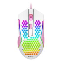 Mouse gamer redragon reaping elite rgb m987wp-p branco com rosa Mouse gamer redragon reaping elite rgb m987wp-p branco com rosa