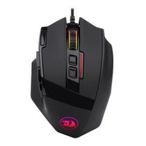 Mouse Gamer Redragon Sniper RGB 12400 DPI 9 Botões Programáveis - Preto