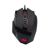 Mouse Gamer Redragon Sniper, RGB, 9 Botões, 12400DPI - M801-RGB