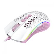 Mouse Gamer Redragon Storm Elite, RGB, 12400 DPI, USB, Branc