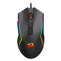 Mouse Gamer Redragon Trident Lite RGB 8000dpi 7 Botões Macro Ergonômico USB PC M613 Preto