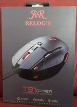 Mouse Gamer Relog's T91 8 Botões 7200 Dpi