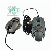 Mouse Gamer RGB Com Fio Usb 3200 DPI 7 Botões TD-LTE S280 Regulagem de Peso Fio Reforçado Trançado