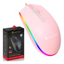 Mouse Gamer Rgb Escritório Usb 2.0 Óptico Até 1600 Dpi Jogos Speed Games FPS CS LOL - New Ion