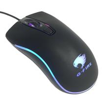 Mouse Gamer RGB Led Rainbow 800-1200 DPI Preto Mog018 G-Fire