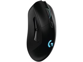 Mouse Gamer RGB sem Fio Logitech Óptico 16000DPI - 7 Botões Lightspeed G703 Preto