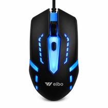 Mouse Gamer RGB Weibo M39 USB com DPI Ajustável e Design Ergonômico