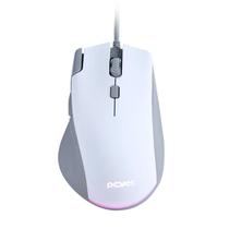 Mouse Gamer Rgb Zyron 12800 Dpi White Black Ergonômico Usb - PCYES