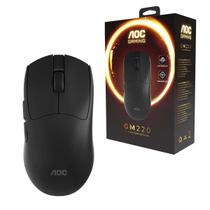 Mouse Gamer S/ Fio 8000 DPI Recarregável USB-C Preto GM220B