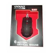 Mouse Gamer SATE Satellite Preto com Vermelho A-57