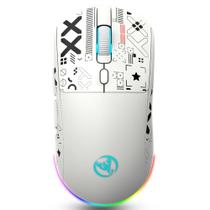 Mouse gamer sem fio 2.4G, Bluetooth iluminação RGB para games