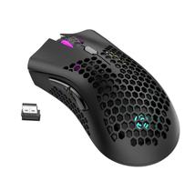 Mouse Gamer Sem Fio 2,4g 3200dpi Recarregável Luz Rgb