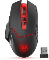 Mouse gamer sem fio, 8 botões, 2000mlaterais e mudança de DPI - Preto