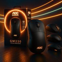 Mouse Gamer Sem Fio 8000 DPI Alta Precisão 2.4GHz Preto