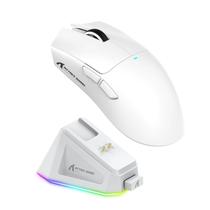 Mouse Gamer Sem Fio Attack Shark X11, 22000 DPI, 59G, Tri-Mode com Dock Magnético, RGB, Branco Mouse Gamer Sem Fio Attack Shark X11, 22000 DPI, 59G, Tri-Mode com Dock Magnético, RGB, Branco