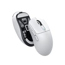 Mouse Gamer sem Fio Attack Shark X3 Tri-Mode, 26.000 DPI, Sensor Óptico PAW3395, 6 Botões Programáveis - Branco