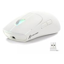 Mouse Gamer Sem Fio Attack Shark X5 Rgb, 3 Modos, Branco