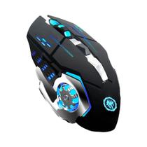 Mouse Gamer Sem Fio Bluetooth Retroiluminado RGB 3600 DPI Silencioso Recarregável Para Macbook