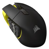 Mouse Gamer Sem Fio Corsair SCIMITAR ELITE SE, RGB, 16 Botões, 33000DPI, Preto e Amarelo - CH-9314415-WW Mouse Gamer Sem Fio Corsair SCIMITAR ELITE SE, RGB, 16 Botões, 33000DPI, Preto e Amarelo - CH-9314415-WW