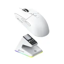 Mouse Gamer Sem Fio Ergonômico Ultra-Leve RGB Attack Shark X11 X6 X3 R1 Tri-Mode 26000 DPI