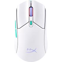 Mouse Gamer Sem Fio HyperX Pulsefire Haste 2 Core Wireless, RGB, 12000 DPI, Bluetooth, Dongle de 2.4 GHz, Branco - 8R2E7AA