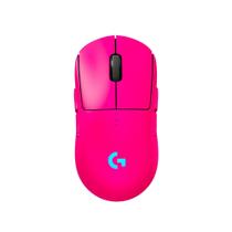 Mouse Gamer Sem Fio Logitech G PRO 2 com Lightspeed, RGB Lightsync, Ambidestro, 4 Botões Programáveis, DPI de 32K, Rosa Magenta - 910-007308 Mouse Gamer Sem Fio Logitech G PRO 2 com Lightspeed, RGB Lightsync, Ambidestro, 4 Botões Programáveis, DPI de 32K, Rosa Magenta - 910-007308