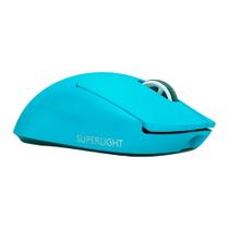 Mouse Gamer Sem Fio Logitech G PRO X SUPERLIGHT 2 com 5 Botões, 60g, Sensor 44K DPI, Taxa de Resposta de 8 kHz, PC/Mac, Ciano - 910-007693 Mouse Gamer Sem Fio Logitech G PRO X SUPERLIGHT 2 com 5 Botões, 60g, Sensor 44K DPI, Taxa de Resposta de 8 kHz, PC/Mac, Ciano - 910-007693
