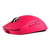 Mouse Gamer Sem Fio Logitech G PRO X SUPERLIGHT 2c, 5 botões, 44000 DPI, Atualização de até 8 kHz, PC e Mac, Magenta -910-007544