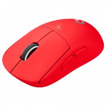 Mouse Gamer Sem Fio Logitech G Pro X Superlight USB Vermelho - 910-006783