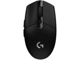 Mouse Gamer Sem Fio Logitech G305 LIGHTSPEED, 12000 DPI, 6 Botões, Preto - 910-005281