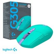 Mouse Gamer Sem Fio Logitech G305 LIGHTSPEED com 6 Botões Programáveis e Até 12.000 DPI - Preto