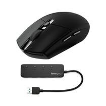 Mouse Gamer Sem Fio Logitech G305 Lightspeed - Com Hub USB