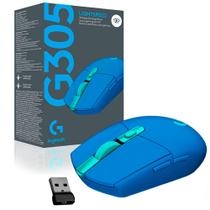 Mouse Gamer Sem Fio Logitech G305 Lightspeed Hero 12000Dpi Azul - 910-006013