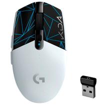 Mouse Gamer Sem Fio Logitech G305 Lightspeed Hero 12000Dpi Branco Edição League of Legends KDA
