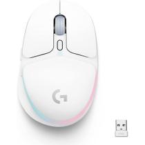 Mouse Gamer Sem fio Logitech G705 Aurora Lightspeed Bluetooth USB Branco - 910-006366