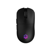 Mouse Gamer Sem Fio PCYes Basaran Stealth Black Vulcan 10000 DPI RGB 6 Botões