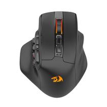 Mouse Gamer Sem Fio Redragon Aatrox Pro, RGB, 26000 DPI, 15 Botões, USB Tipo-C, USB 2.4GHz, Recarregável, Preto - M811RGB-PRO