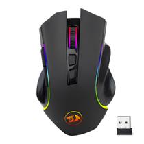 Mouse Gamer Sem Fio Redragon Griffin - 8000dpi - 6 Botões - Ergonômico - RGB - Preto - M602-KS V2