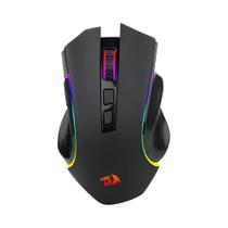 Mouse Gamer Sem Fio Redragon Griffin Pro, RGB, 4800 DPI, 7 Botões, USB 2.4GHz, Bluetooth, Preto - M602P-KS Mouse Gamer Sem Fio Redragon Griffin Pro, RGB, 4800 DPI, 7 Botões, USB 2.4GHz, Bluetooth, Preto - M602P-KS