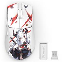Mouse Gamer Sem Fio Redragon K1ng Pro, 26000 DPI, Ambidestro, 1000Hz, USB Tipo-C e Bluetooth, Branco - M916AK-PRO