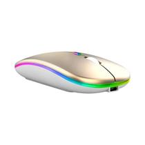 Mouse Gamer Sem Fio Silencioso RGB Colorido 2.4G Recarregável USB 1600DPI Para PC Laptop Macbook pro Mouse Gamer Sem Fio Silencioso RGB Colorido 2.4G Recarregável USB 1600DPI Para PC Laptop Macbook pro