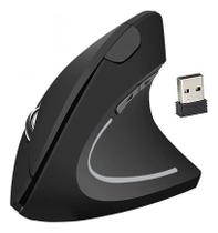 Mouse Gamer Sem Fio Usb Ergonomico Vertical Confortavel Cor Preto
