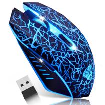 Mouse Gamer Sem Fio VEGCOO C10 - Recarregável 2400/1600/800 DPI