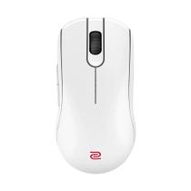Mouse Gamer Sem Fio Zowie FK2-DW, 4K, Medium, 3200 DPI, com Base para Carregamento, Branco - 9H.N4MBE.A3E