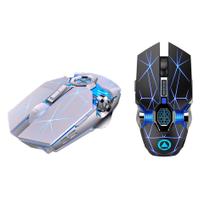 Mouse Gamer Silencioso Sem Fio - Recarregável (7 Botões)