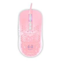 Mouse gamer skadi com 12000 dpi usb 2.0 1,5m de cabo dazz rosa