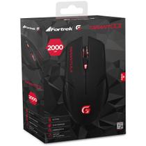 Mouse Gamer Spider Tarantula OM-702 Fortrek Preto e Vermelho - VKOEM