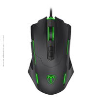 Mouse Gamer T-Dagger Brigadier RGB, 7200DPI, 7 Botões Programáveis, Preto - T-TGM206